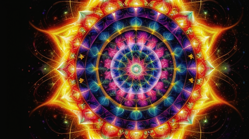 Mystical zodiac energy